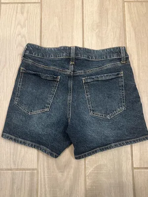 Celebrity Pink Dark Wash Denim Shorts thumbnail 5