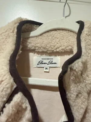 Eleven Eleven Fleece Pullover Tan Size M thumbnail 3