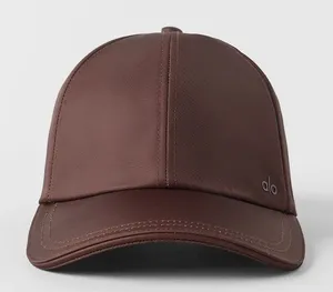 Alo Yoga Satin Off-Duty Cap Brownstone thumbnail 1
