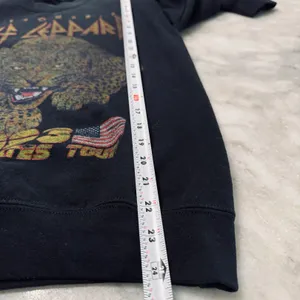 Pyromania 1983 Us Tour Long Sleeve Black Sweatshirt thumbnail 5