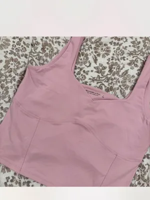 Abercrombie and Fitch Pink Tank Top Size Large thumbnail 2