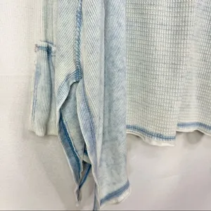 Free People Light Blue Pacific Thermal Long Sleeve S‎ thumbnail 7