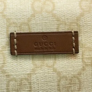 Gucci Cream and Brown Tote Bag with Signature GG Monogram thumbnail 9