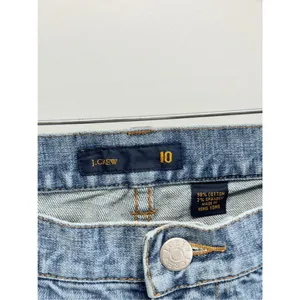 J Crew Jeans Size 10 Womens Blue Cotton Blend Straight Leg Mid Rise‎ thumbnail 7