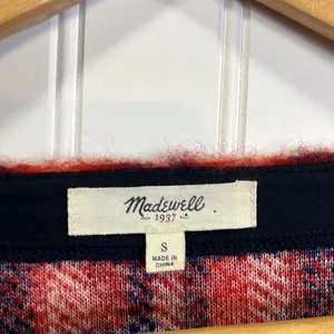 Madewell brushed plaid pullover top thumbnail 2