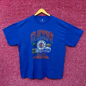NBA LA Clippers Blue Clipper Nation Tshirt size extra large thumbnail 1