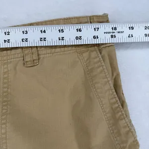 Lauren Ralph Lauren 12 Khaki Tan‎ Herringbone Cotton Straight Leg Chino Pant thumbnail 4