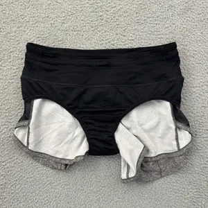 Lululemon Speed Up Shorts Mid Rise 4" Gray Athletic Athleisure Women's 6 thumbnail 3
