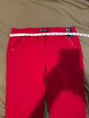 NWT New York & Co Red Trousers thumbnail 5