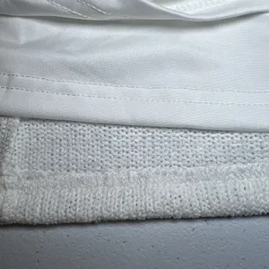 Sabo Skirt Cutout Knit White‎ Mini Dress Size Large Sleeveless Party Cocktail thumbnail 5