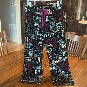 Fleece Graffiti Pajama Pants thumbnail 3