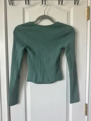 Abercrombie Ribbed Top Long Sleeve thumbnail 4