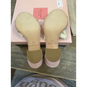 Kate Spade Mona Women's Size 6.5 Rococo‎ Pink Leather Ankle Strap Heels X7-1649 thumbnail 7