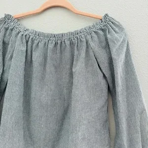 Brandy Melville Striped Off The Shoulder Top‎ thumbnail 4