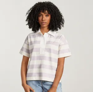 NWOT Everlane Retro Jersey Striped Polo Shirt thumbnail 2
