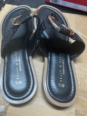 Kelly & Katie Olive Sandal Black Size 6.5 M New thumbnail 3