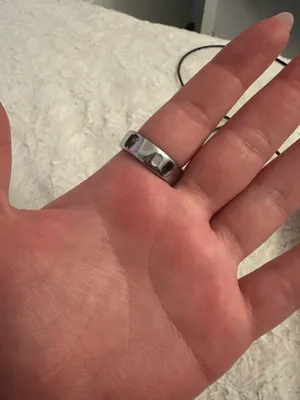 oura ring gen 3 horizon silver size 12 thumbnail 5