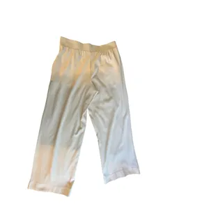 Haven Well Within White Knit Lounge Pants Small Wide Leg Travel Cotton thumbnail 8