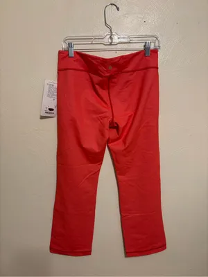 Lululemon Athletica Size 10 Coral Pink Cropped Yoga Leggings Capri Pants thumbnail 7