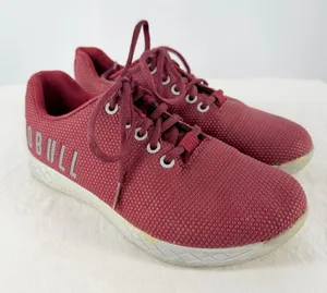 NOBULL Sky Trainer‎ CrossFit Sneaker Athletic Shoes in Maroon Size 6.5W or 5M thumbnail 1