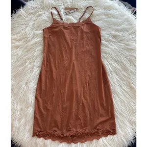 Skims Fits Everybody Lace Slip Dress Bronze Size 2X thumbnail 3