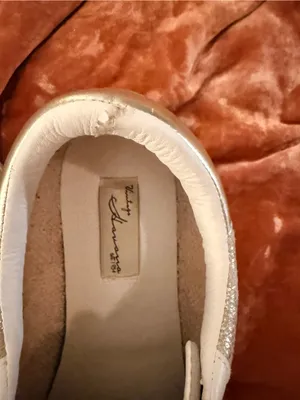 Vintage Havana Kate Gold Snakeskin with Glitter Neutral Lace Up Cssual Sneaker thumbnail 6