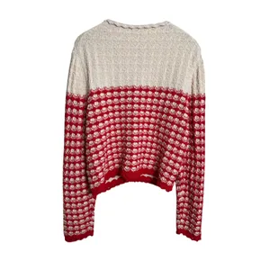 J.Crew Textured Crochet Lady Jacket in Moroccan Sand Red size XL Coastal Cottage thumbnail 2