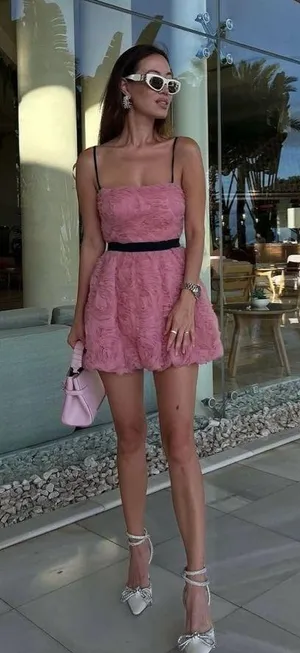 Zara dress mini bodycon floral tulle summer wedding party thumbnail 3