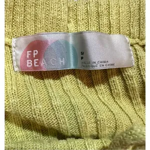 Free People FP Beach High-Waisted Shine Bright Maxi Skirt ribbed pull‎ on sz S thumbnail 5
