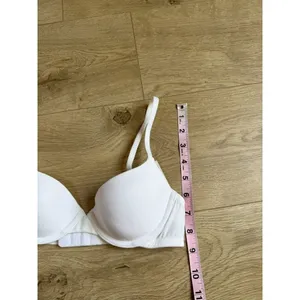EUC Abercrombie Gilly Hicks White PUSH 'EM UP T-Shirt Contour Demi UW Bra sz 32B thumbnail 5