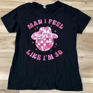 30th Birthday Dirty Thirty Western Tee Shirt Women’s Large thumbnail 1