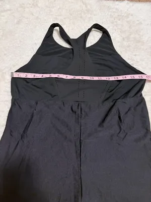 Fabletics black Performance Mesh Racerback Tank top thumbnail 4
