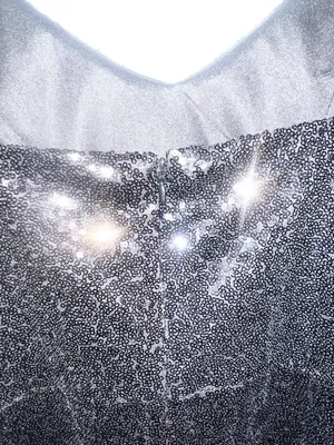 Lulus black sparkly sequin crossover slit mini tank top dress new thumbnail 14
