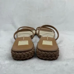 Dolce Vita Paily Cafe Tan‎ Braided Block Heel Square Toe Slide Sandals Est 11 thumbnail 4