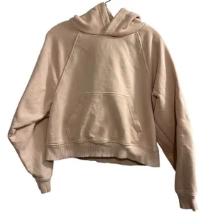 Aerie Women's Cropped Pullover Hoodie Pink‎ Medium Casual Relaxed Fit thumbnail 1