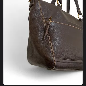 The Sak Brown Leather Tote Shoulder Bag Purse thumbnail 3