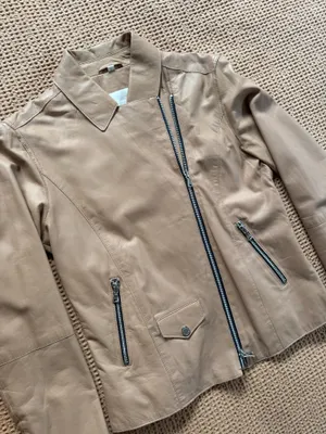 Tan Leather Jacket thumbnail 2