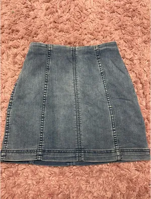 Free people Jean skirt thumbnail 2