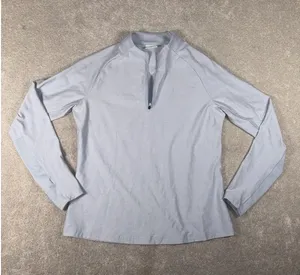 FootJoy performance quarter-zip‎ golf pullover shirt womens small lt blue thumbnail 1