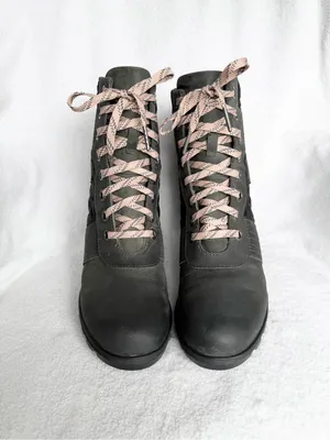 Sorel Womens Size 10.5 Lexie Wedge Felt Boots Camp-Dark Slate thumbnail 4