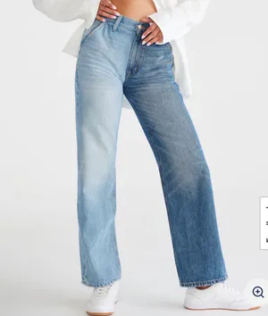Aeropostale '90s Super High-Waisted Baggy Carpenter Jean 6R thumbnail 1