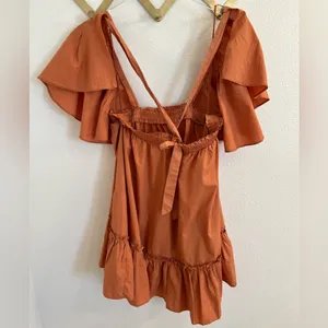 Free People Imogene Dress Terra Ruffle Babydoll Dress XS thumbnail 10