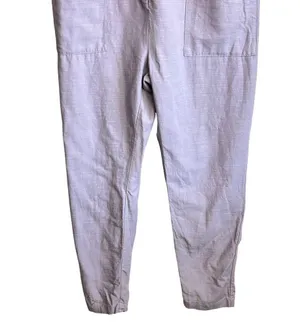 The Nines by Hatch Maternity Jumpsuit Button Front Lavender Size Small thumbnail 5