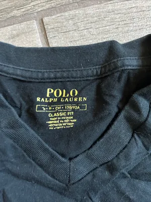 Polo by Ralph Lauren Black Short Sleeve Tee with Red Pony Logo thumbnail 2