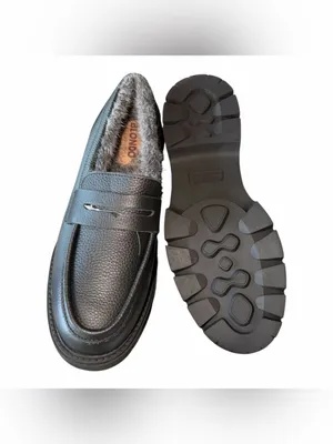 NEW $140 BLONDO Kimora Waterproof Platform Penny Loafer Black Leather SZ-8.5 thumbnail 9