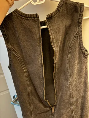 Abercrombie Denim Dress Shift Mini thumbnail 4