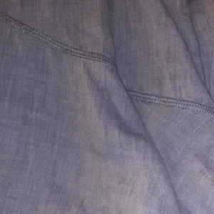 Derek Lam 10 Crosby Chambray Blue Sleeveless Asymmetrical Hem Tank Top 6 thumbnail 5
