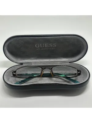Guess Rectangular Brown Metal Frame Prescription Glasses Frames thumbnail 11