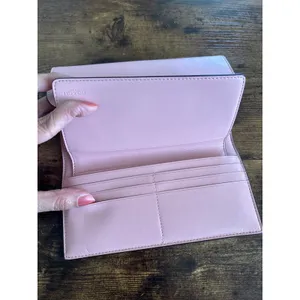 Coach Soft Wallet OS Pink Signature Canvas Leather Slim Envelope F57319 thumbnail 5