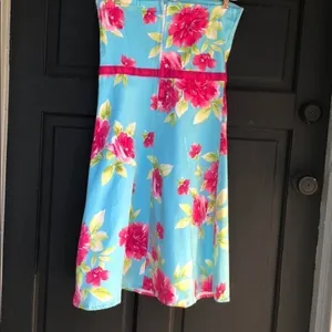 J.T.B. Floral Strapless Dress‎ thumbnail 6